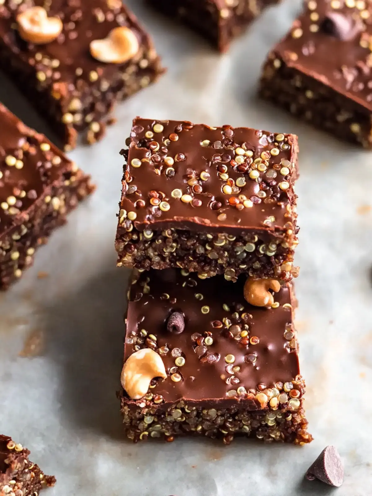 Deliciously Healthy Chocolate Quinoa Bars for Guilt-Free Snacking Chocolate Quinoa Bars