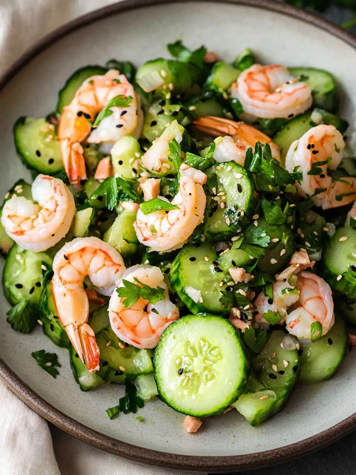 Refresh Your Plate with Japanese Cucumber Shrimp Salad Delight Japanese Cucumber Shrimp Salad