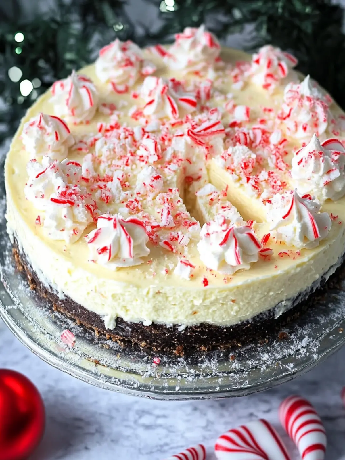 Decadent Peppermint Cheesecake to Brighten Your Holidays Peppermint Cheesecake