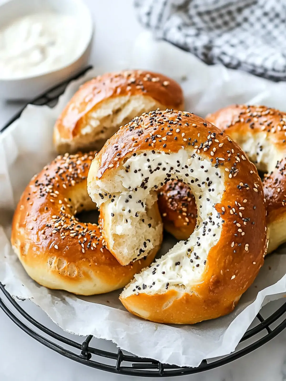 Easy Air Fryer Protein Bagels for a Healthier Breakfast Delight Air Fryer Protein Bagels