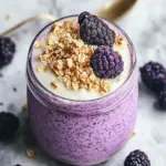 Ube Cheesecake Overnight Oats for the Ultimate Breakfast Delight Ube Cheesecake Overnight Oats