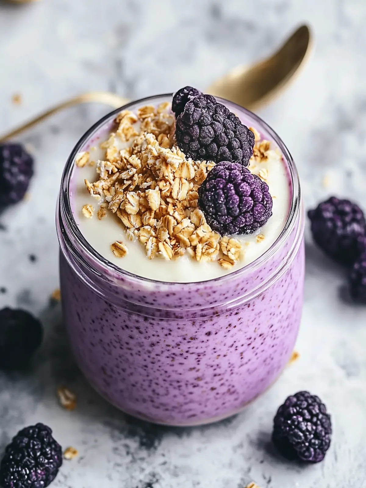 Ube Cheesecake Overnight Oats for the Ultimate Breakfast Delight Ube Cheesecake Overnight Oats