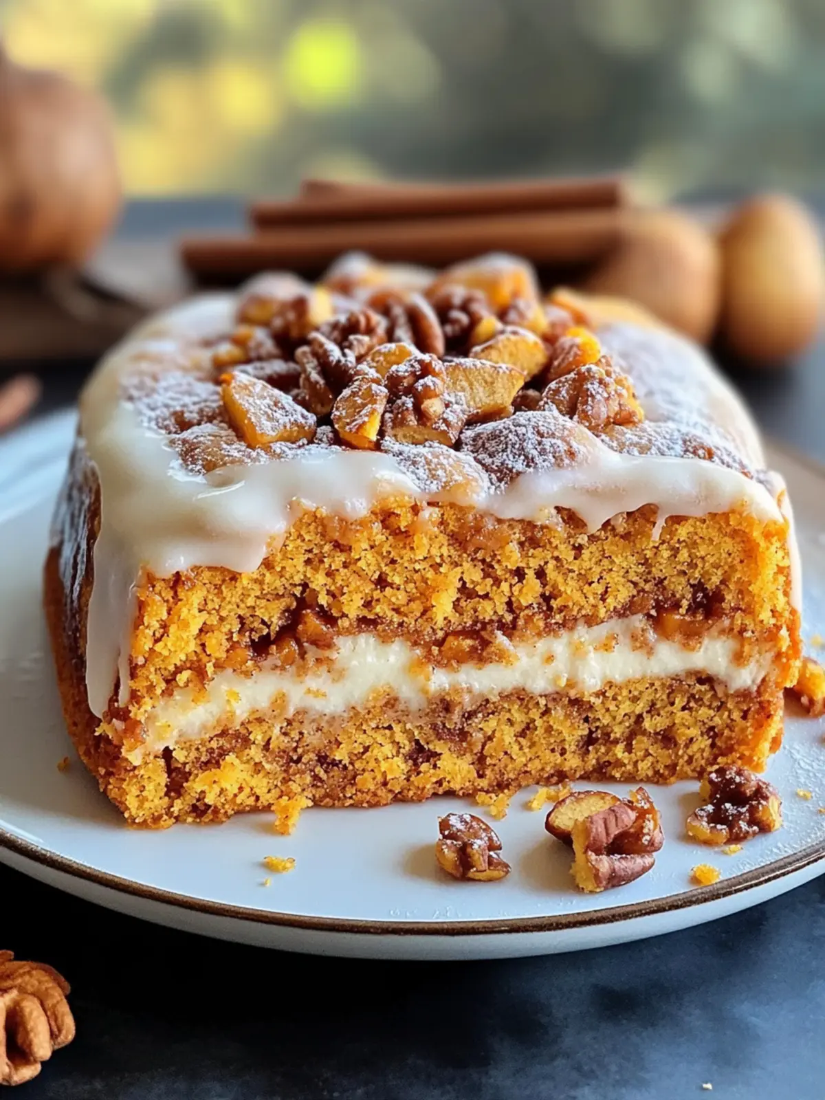 Sweet Potato Cinnamon Roll Cake for Cozy Mornings at Home Sweet Potato Cinnamon Roll Cake