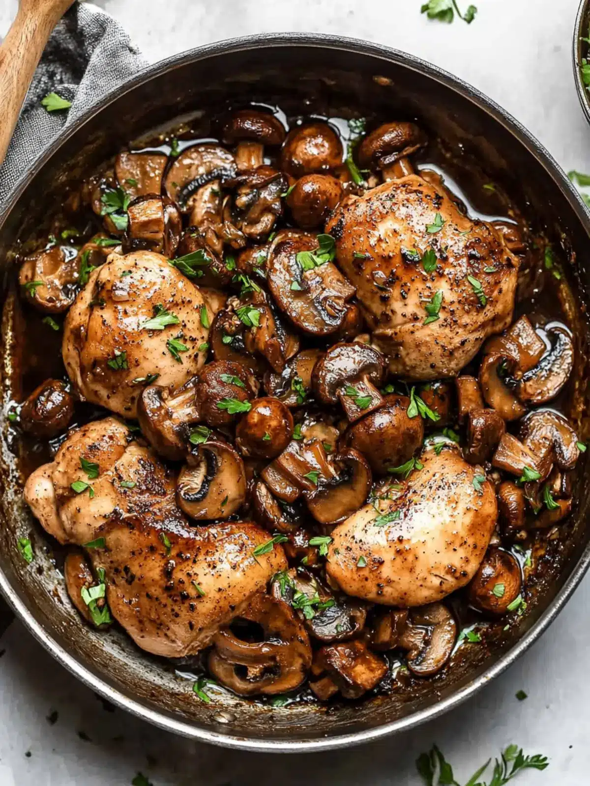 Savory Balsamic Chicken and Mushrooms You’ll Love Making Balsamic Chicken and Mushrooms