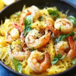 Delicious Shrimp Scampi Spaghetti Squash for a Light Dinner Shrimp Scampi Spaghetti Squash