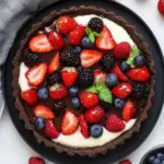 Decadent No Bake Chocolate Berry Tart for Easy Indulgence Chocolate Berry Tart