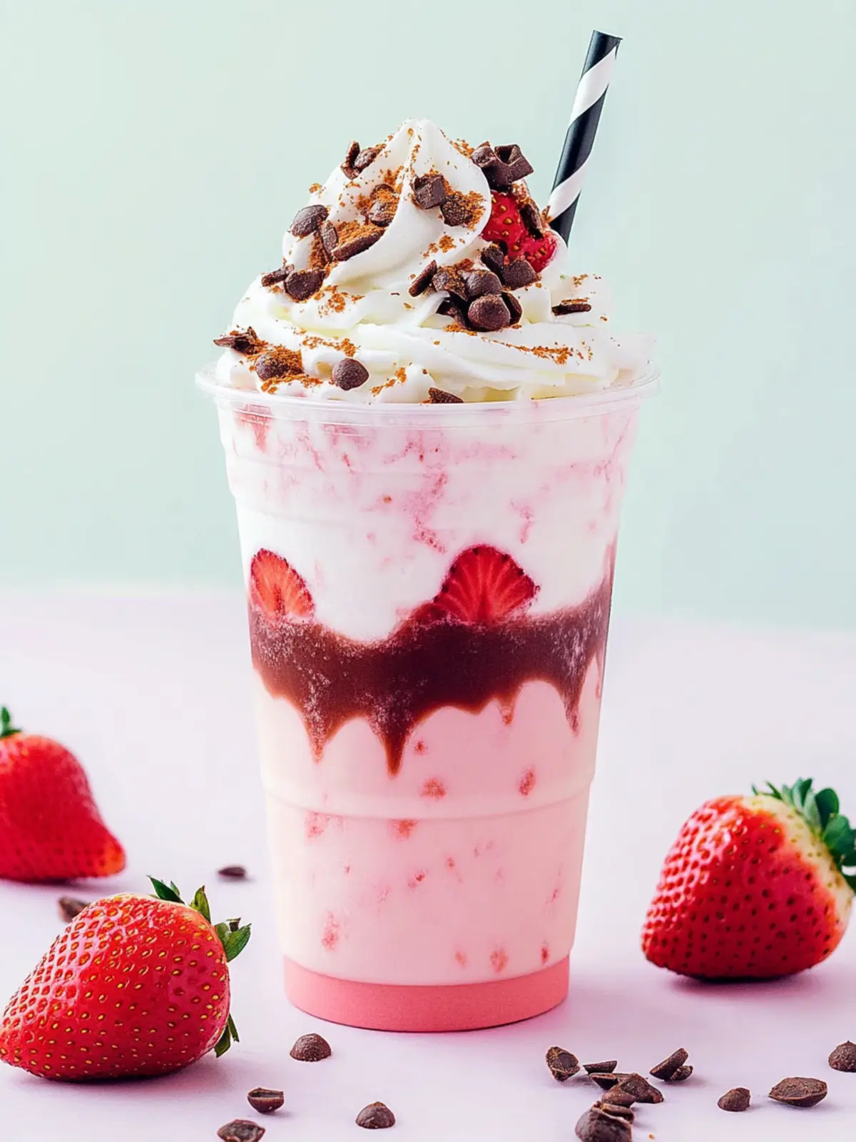 Deliciously Easy Strawberry Frappuccino in Just 5 Minutes Strawberry Frappuccino