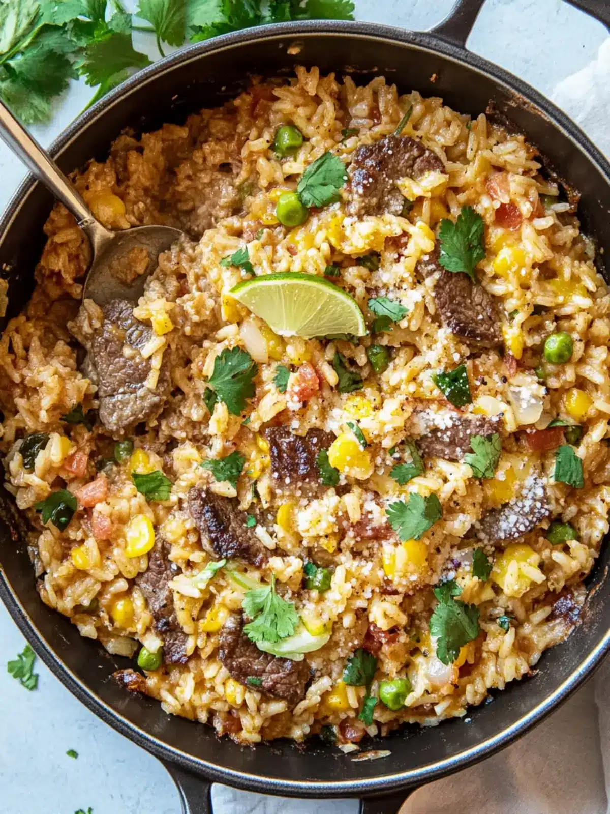 Elote Steak and Rice Casserole: A Bold Flavor Adventure Elote Steak and Rice Casserole