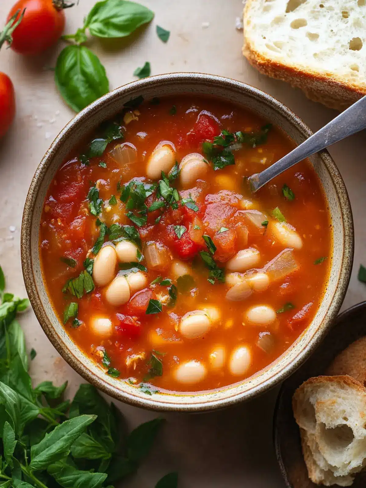 Cozy Up with Homemade White Bean and Tomato Soup White Bean and Tomato Soup