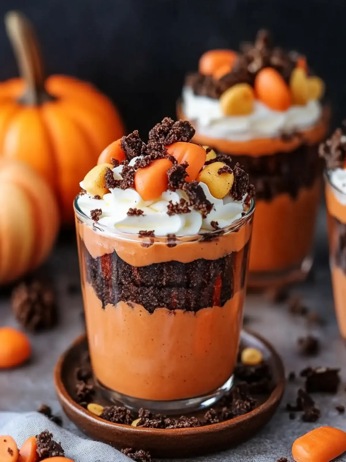 Delightful Pumpkin Patch Dirt Cups for Fall Fun Pumpkin Patch Dirt Cups