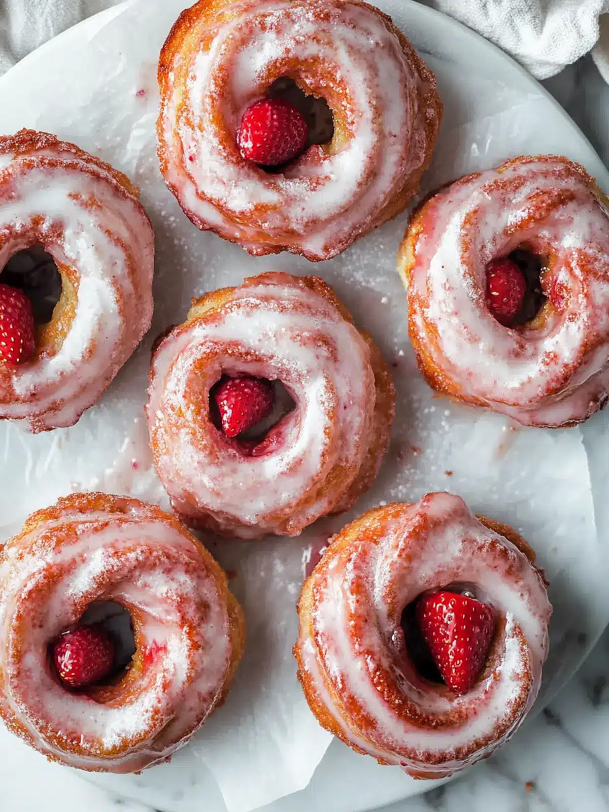 Delicious Strawberry Glazed French Crullers You'll Love to Make Strawberry Glazed French Crullers