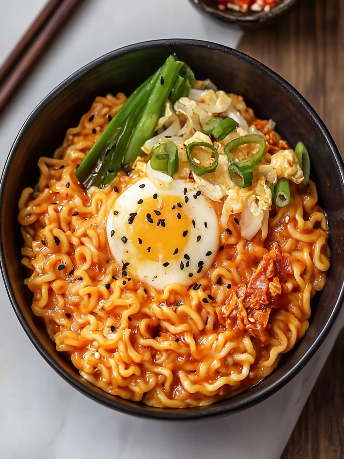 Savory Kimchi Cheese Ramen Stir-Fry You'll Crave Again! Kimchi Cheese Ramen Stir-Fry