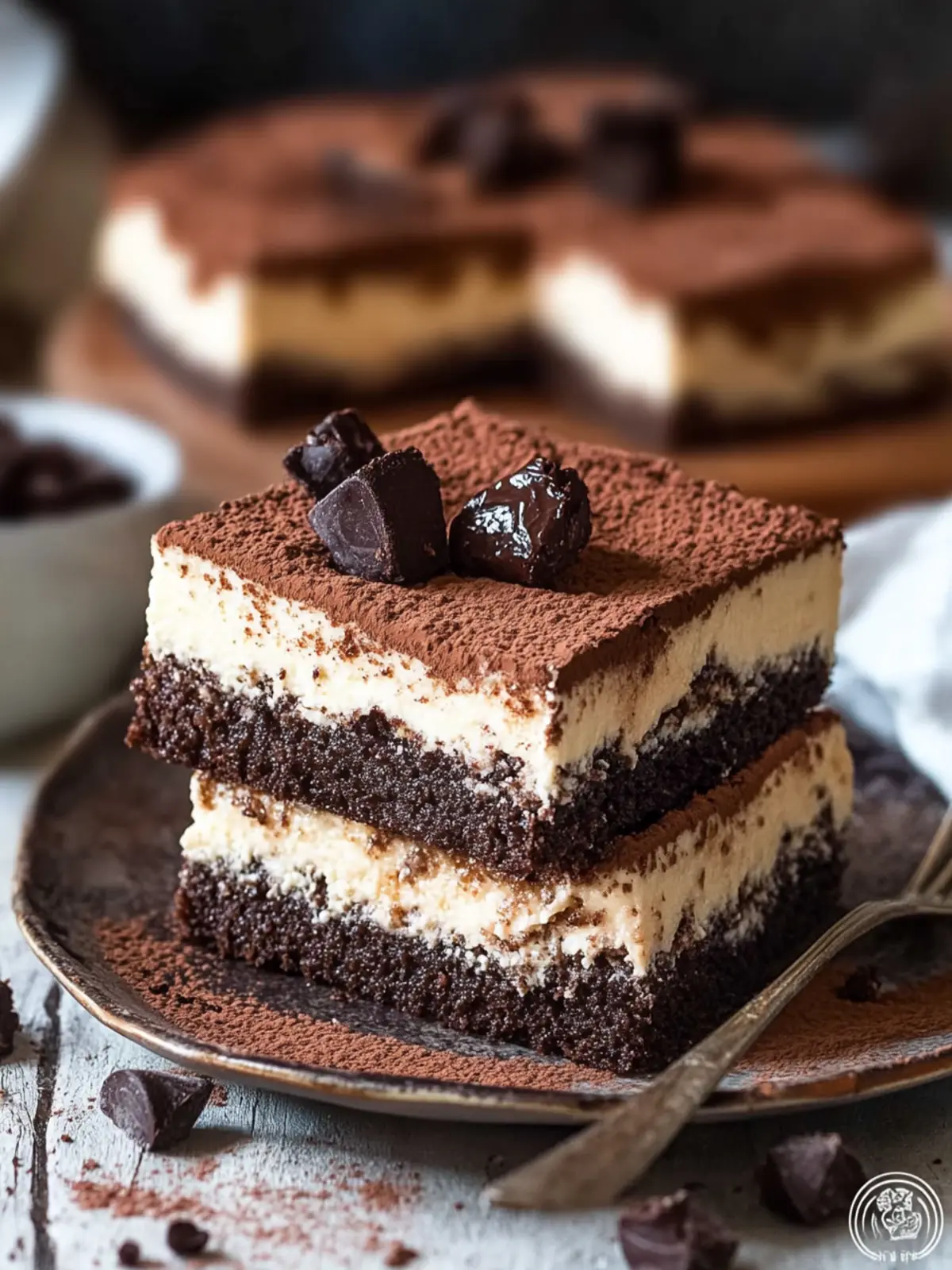 Indulge in Dreamy Tiramisu Brownies for Ultimate Delight Tiramisu Brownies