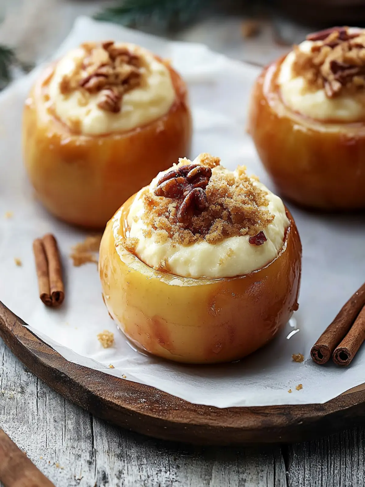 Irresistible Cheesecake Stuffed Baked Apples for Cozy Nights Cheesecake Stuffed Baked Apples