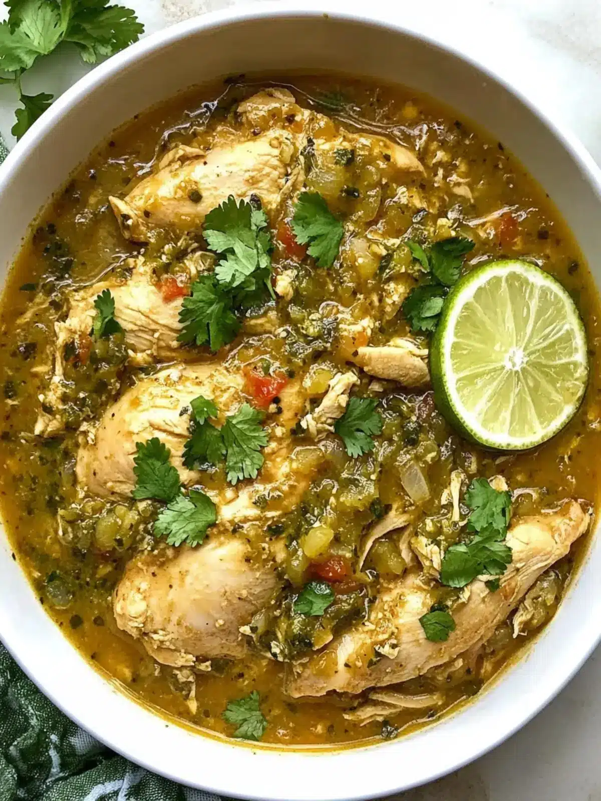 Tasty Crockpot Salsa Verde Chicken for Effortless Dinners Crockpot Salsa Verde Chicken