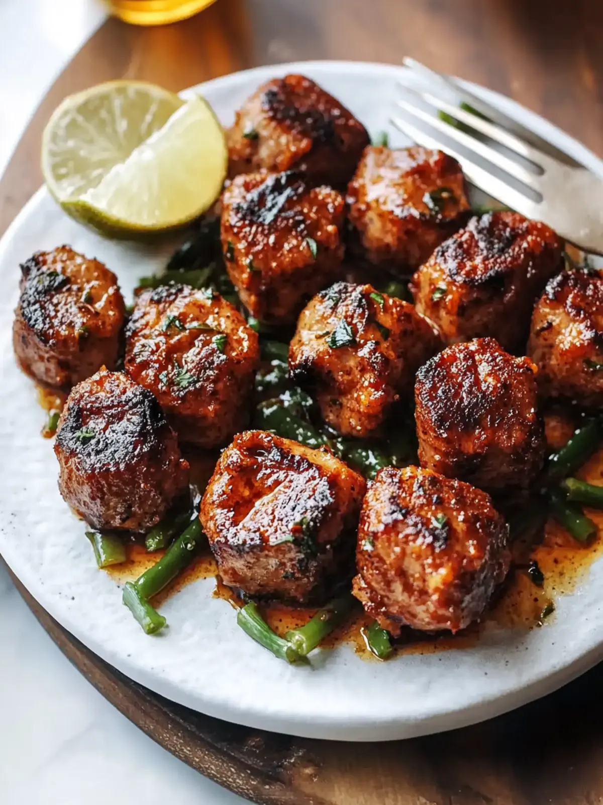 Savor Garlic Pork Bites: A Creamy, Zesty Delight! Garlic Pork Bites