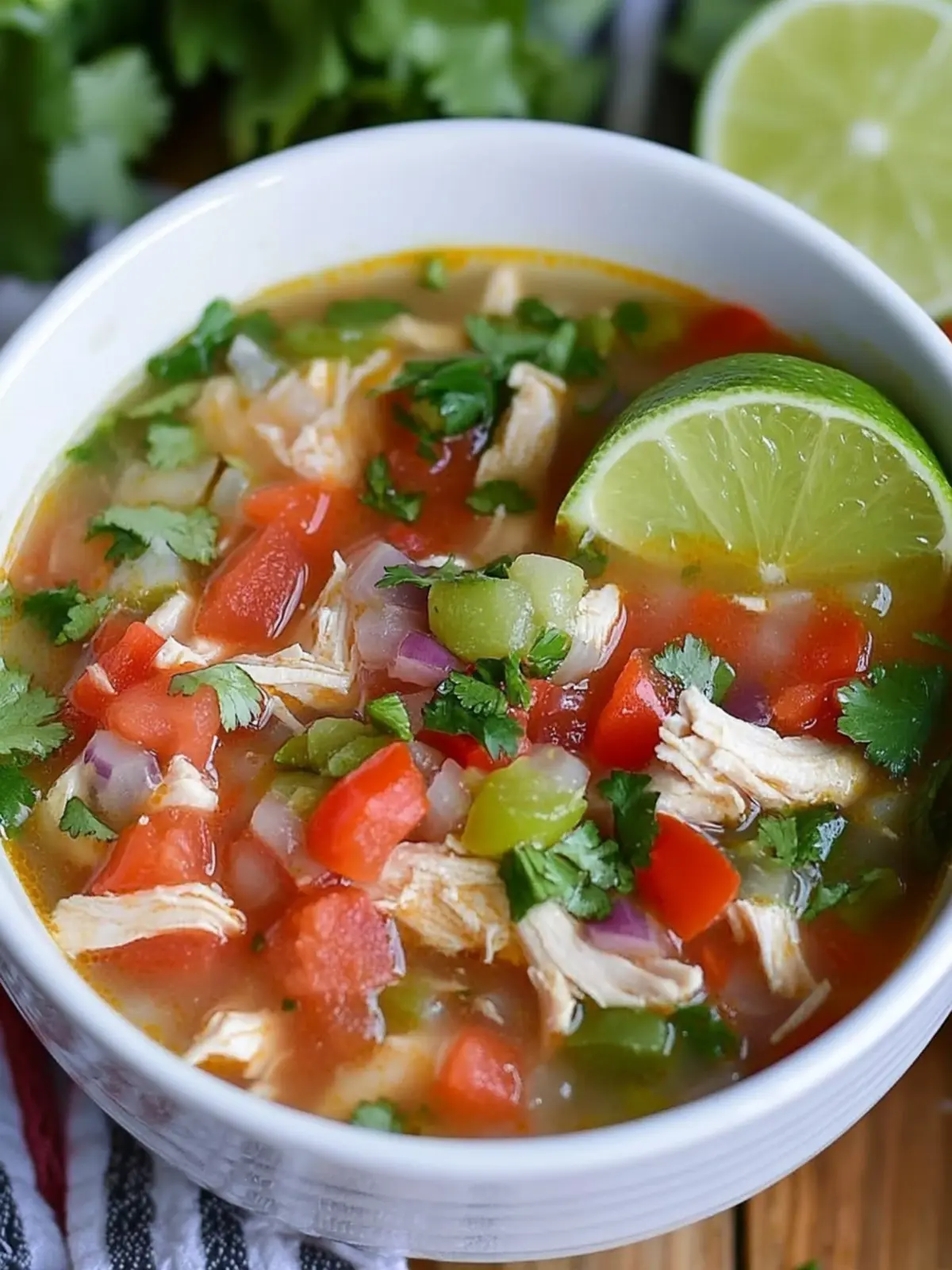 Zesty Slow Cooker Mexican Chicken Lime Soup You’ll Love Slow Cooker Mexican Chicken Lime Soup