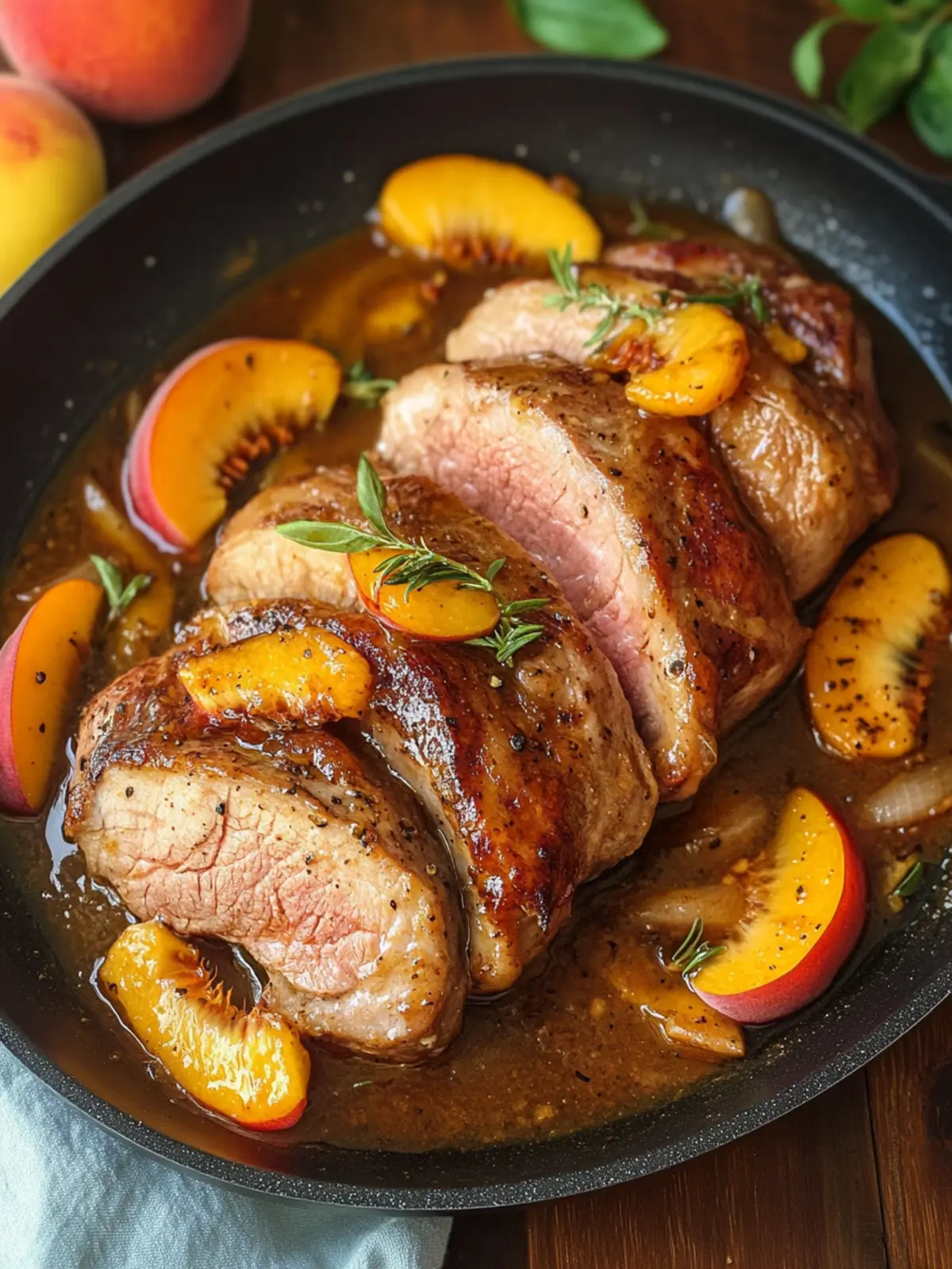 Savor Homemade Peach Glazed Pork Tenderloin Tonight Peach Glazed Pork Tenderloin
