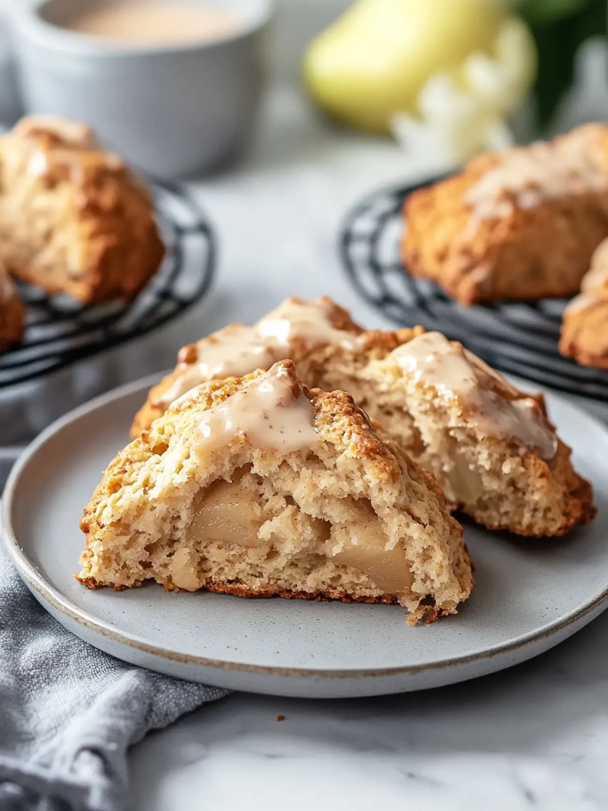 Irresistible Chai Pear Scones to Elevate Your Breakfast Game Chai Pear Scones