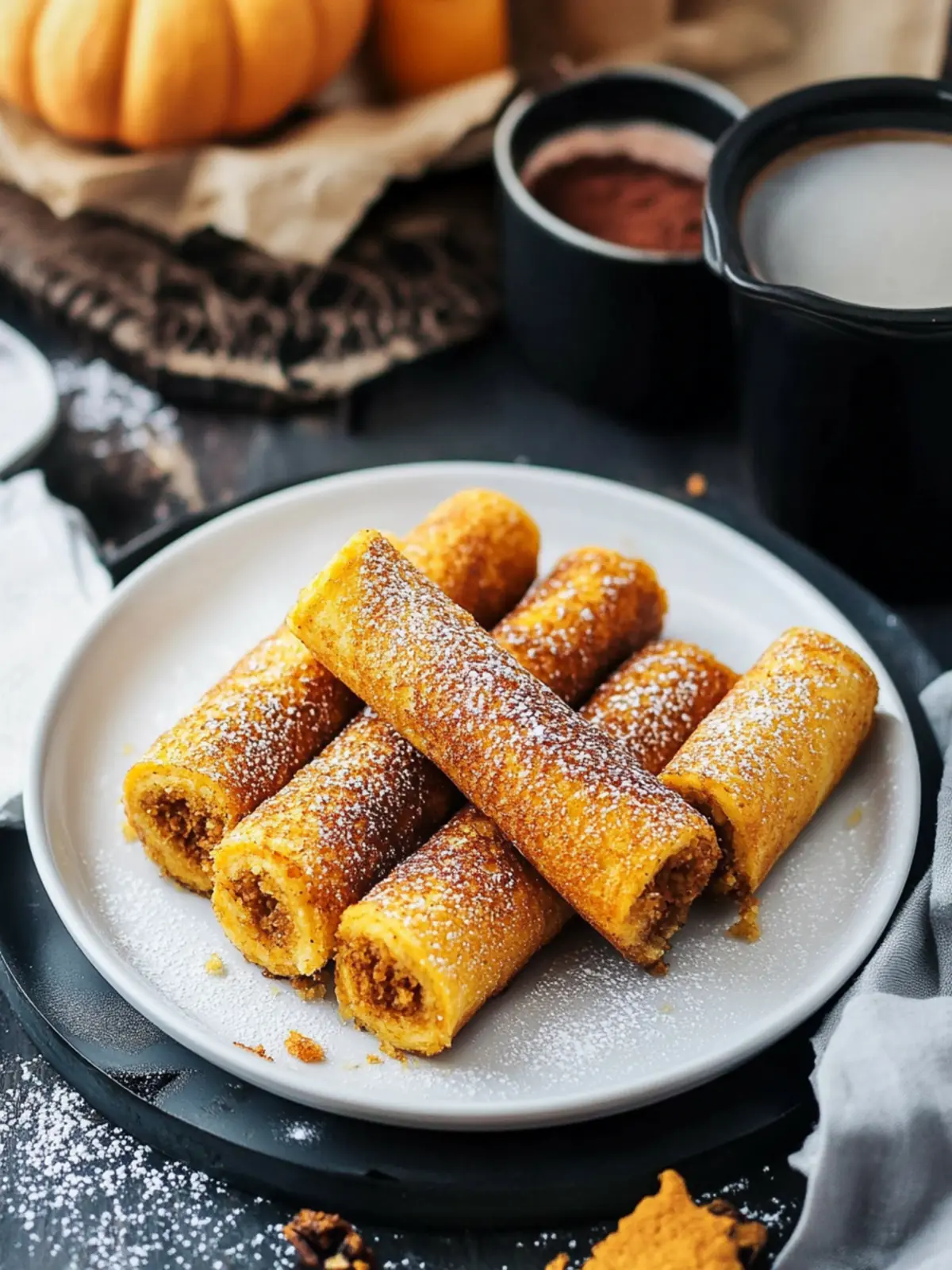 Irresistible Pumpkin French Toast Roll-Ups You Must Try! Pumpkin French Toast Roll-Ups