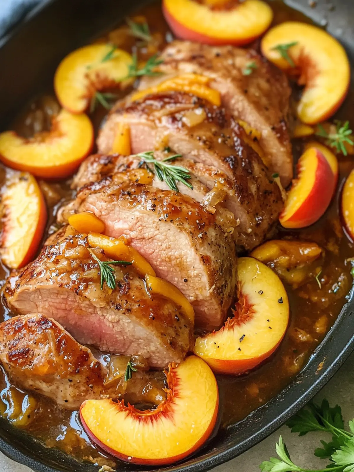Savor Homemade Peach Glazed Pork Tenderloin Tonight Peach Glazed Pork Tenderloin