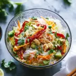 Spring Roll Salad with Spicy Ginger Dressing to Wow Your Tastebuds Spring Roll Salad with Spicy Ginger Dressing