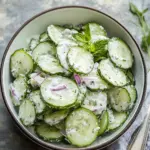 Zesty Pickle Juice Ranch Cucumber Salad for Cool Summer Bliss Pickle Juice Ranch Cucumber Salad
