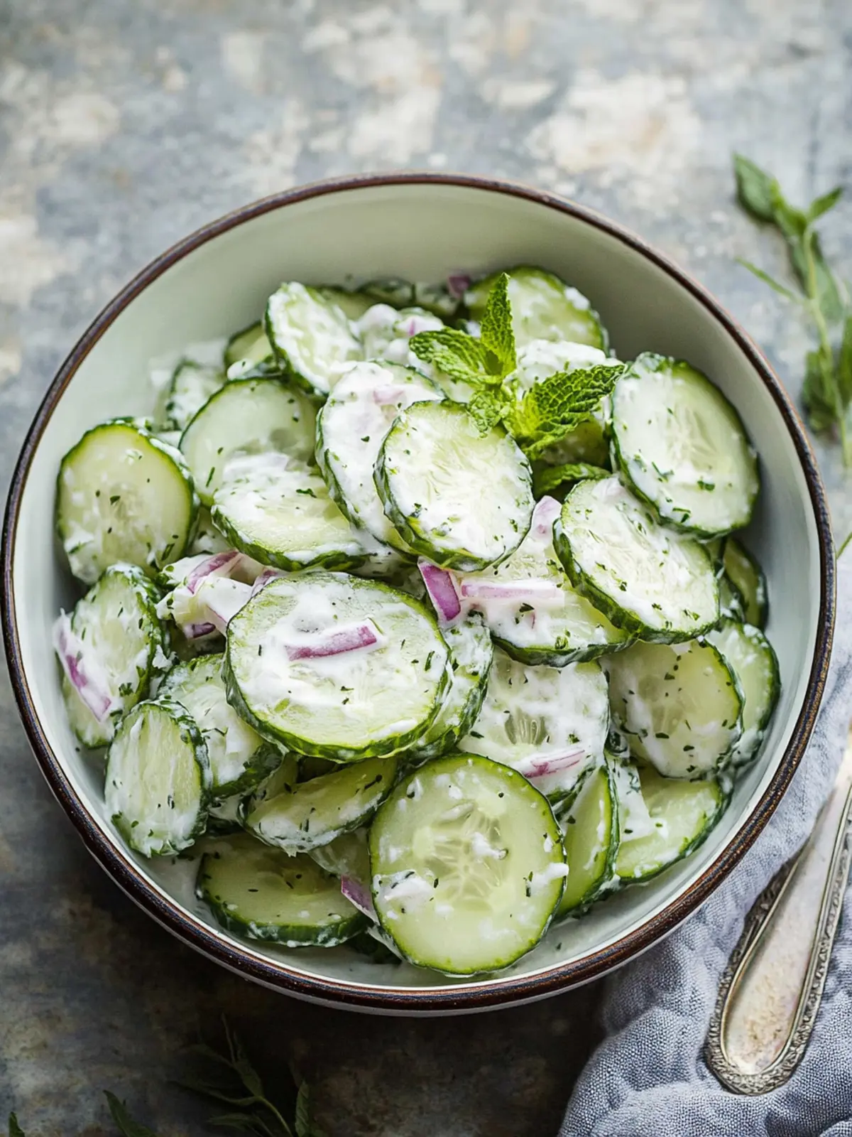 Zesty Pickle Juice Ranch Cucumber Salad for Cool Summer Bliss Pickle Juice Ranch Cucumber Salad