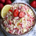 Zesty Strawberry Lemon Coleslaw That Will Brighten Any Meal Strawberry Lemon Coleslaw