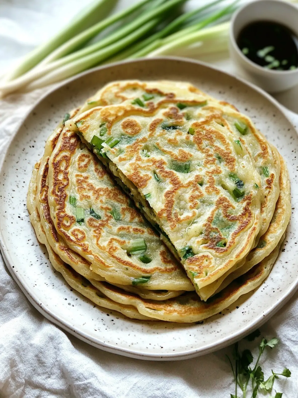 Crispy Chinese Scallion Pancakes: Homemade Happiness Awaits Chinese Scallion Pancakes