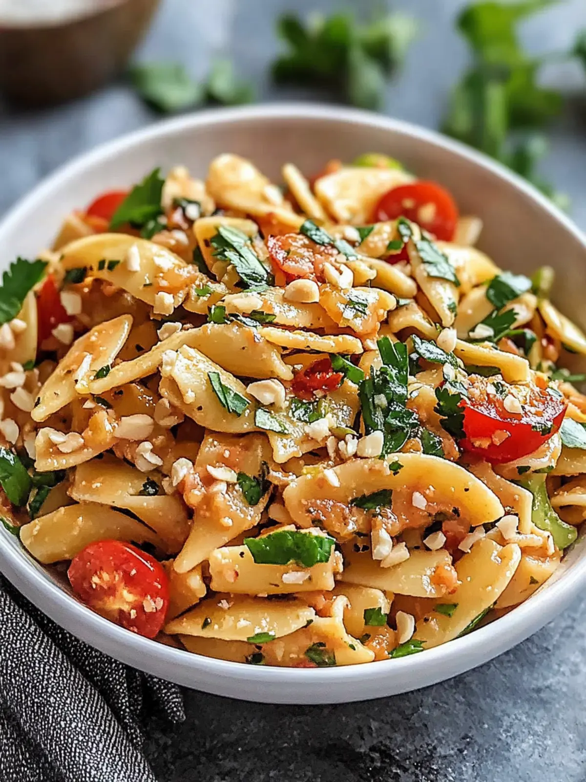 Zesty Spicy Thai Pasta Salad Perfect for Refreshing Meals Spicy Thai Pasta Salad