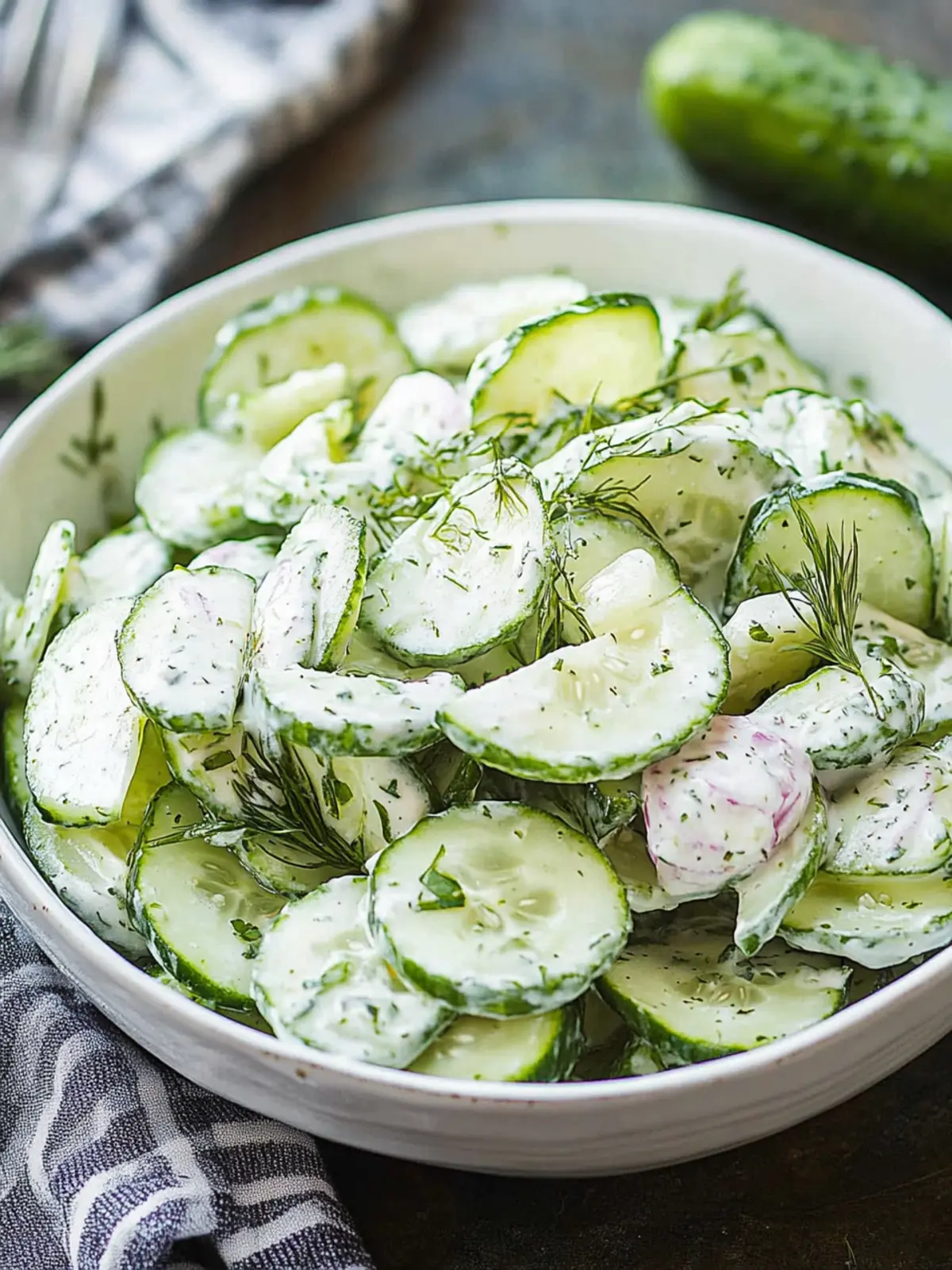Zesty Pickle Juice Ranch Cucumber Salad for Cool Summer Bliss Pickle Juice Ranch Cucumber Salad