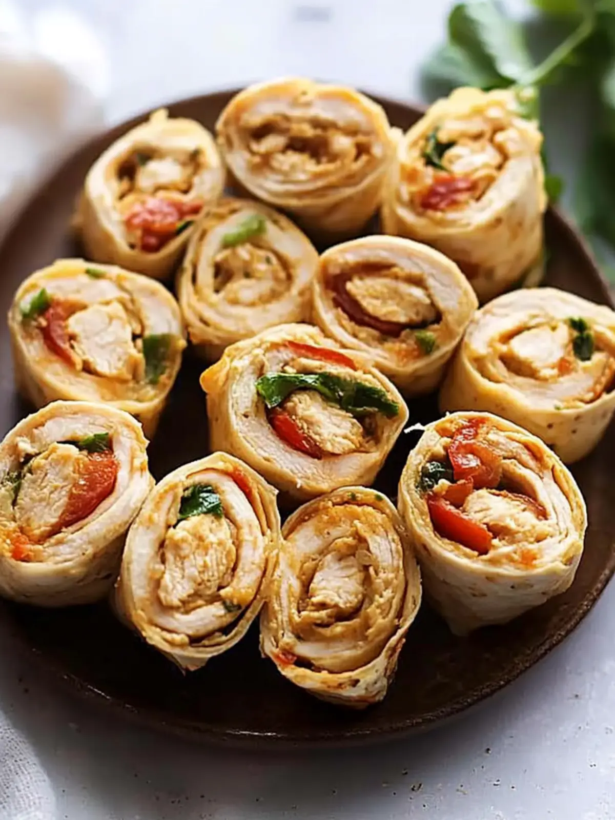 Savory Tuscan Chicken Pinwheels for Effortless Entertaining Tuscan Chicken Pinwheels