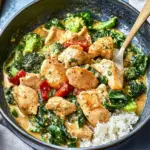 Satisfy Your Cravings with Garlic Chicken, Broccoli & Spinach Garlic Chicken with Broccoli and Spinach